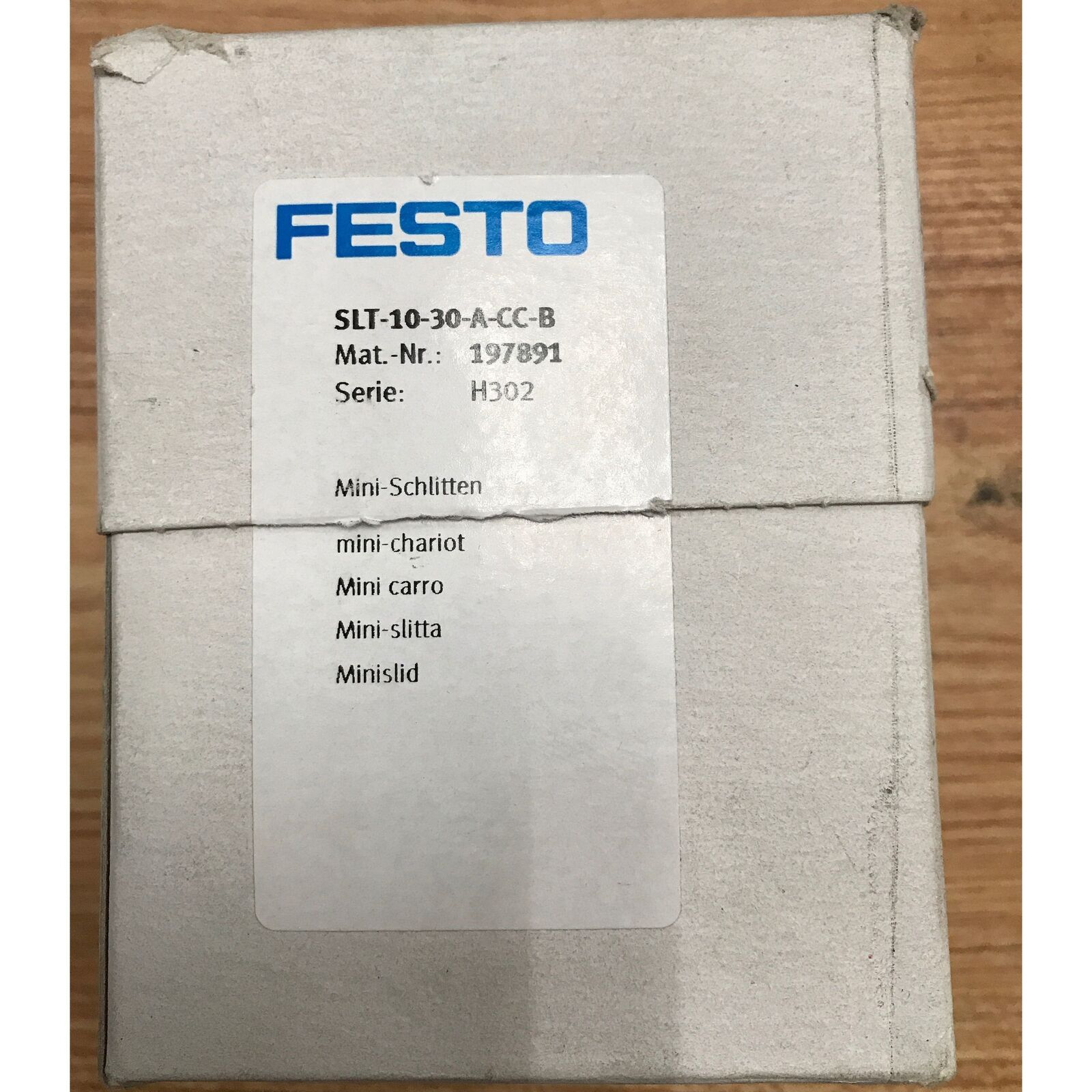 Festo Slide Cylinder SLT-10-30-A-CC-B - FESTO