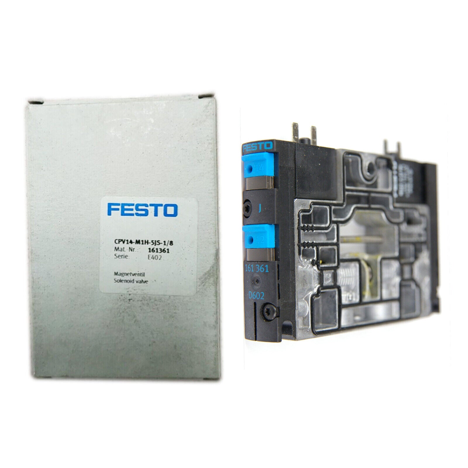 new 1PC  Festo Pneumatics CPV14-M1H-5JS-1/8 161361 Solenoid Slice Valve