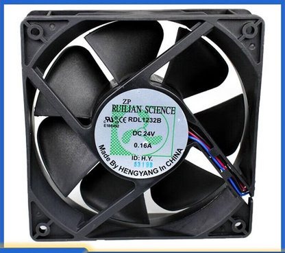Xinruilian RDL1232B 24V 0.16A 12038 12CM 3-Wire Cooling Fan