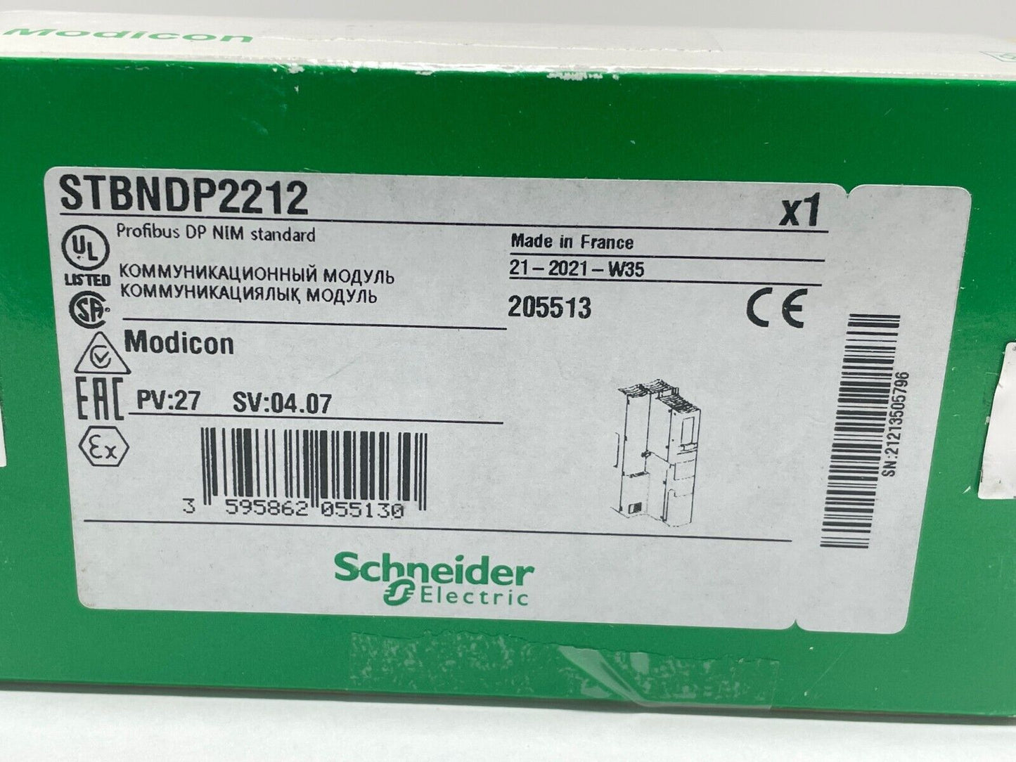 Schneider STBNDP2212 Profibus DP NIM Standard Network Interface, Modicon - SCHNEIDER