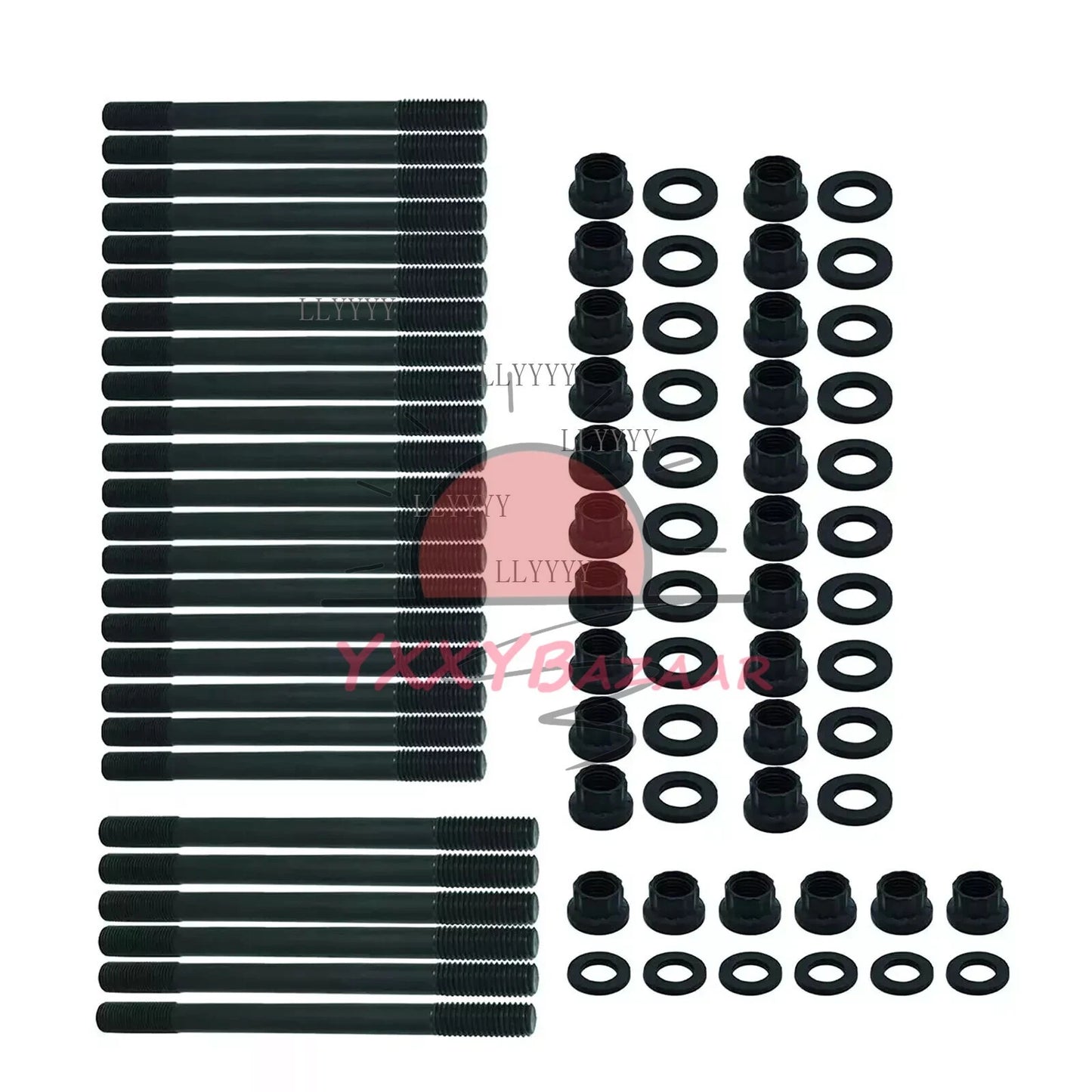 Cummins Cylinder Head Stud Kit 247-4202 for 98-18 Dodge 24v Diesel 5.9L 6.7L