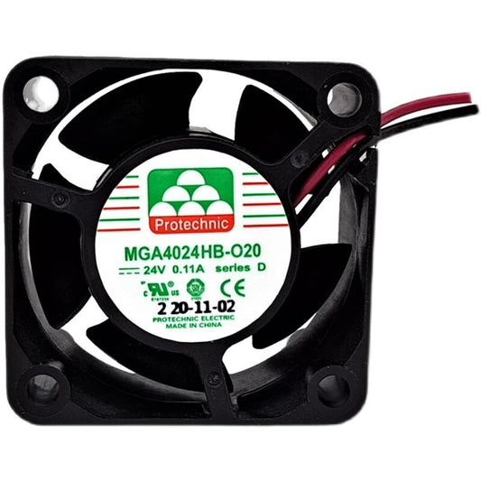 Protechnic MGA4024HB-O20 DC24V 0.11A 4020 2-Wire Cooling Fan
