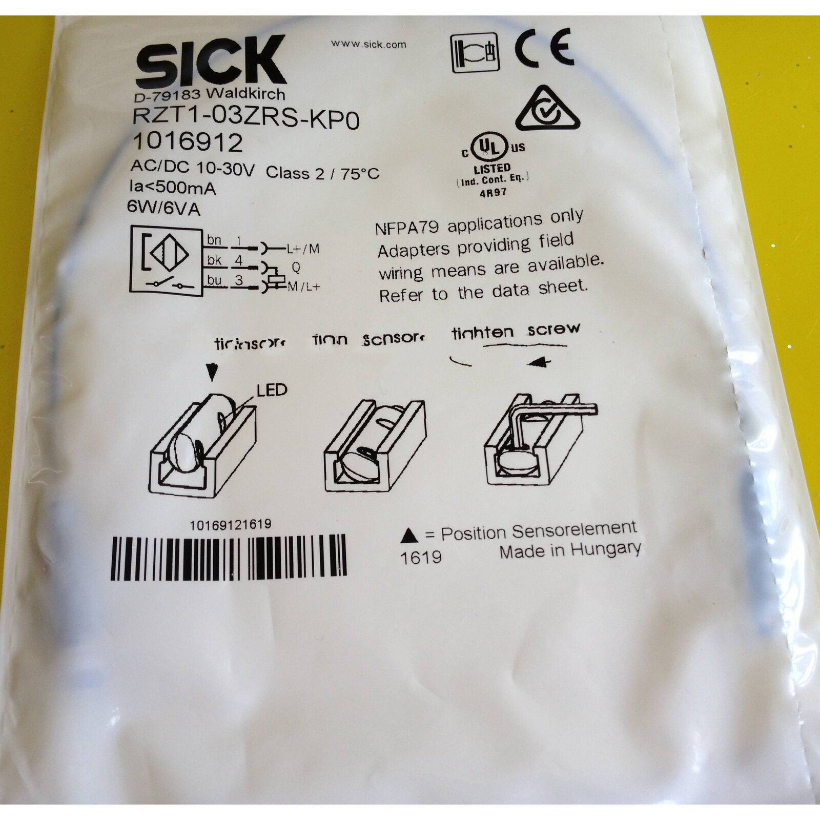 new SICK Magnetic Switch RZT1-03ZRS-KP0 Fast - SICK