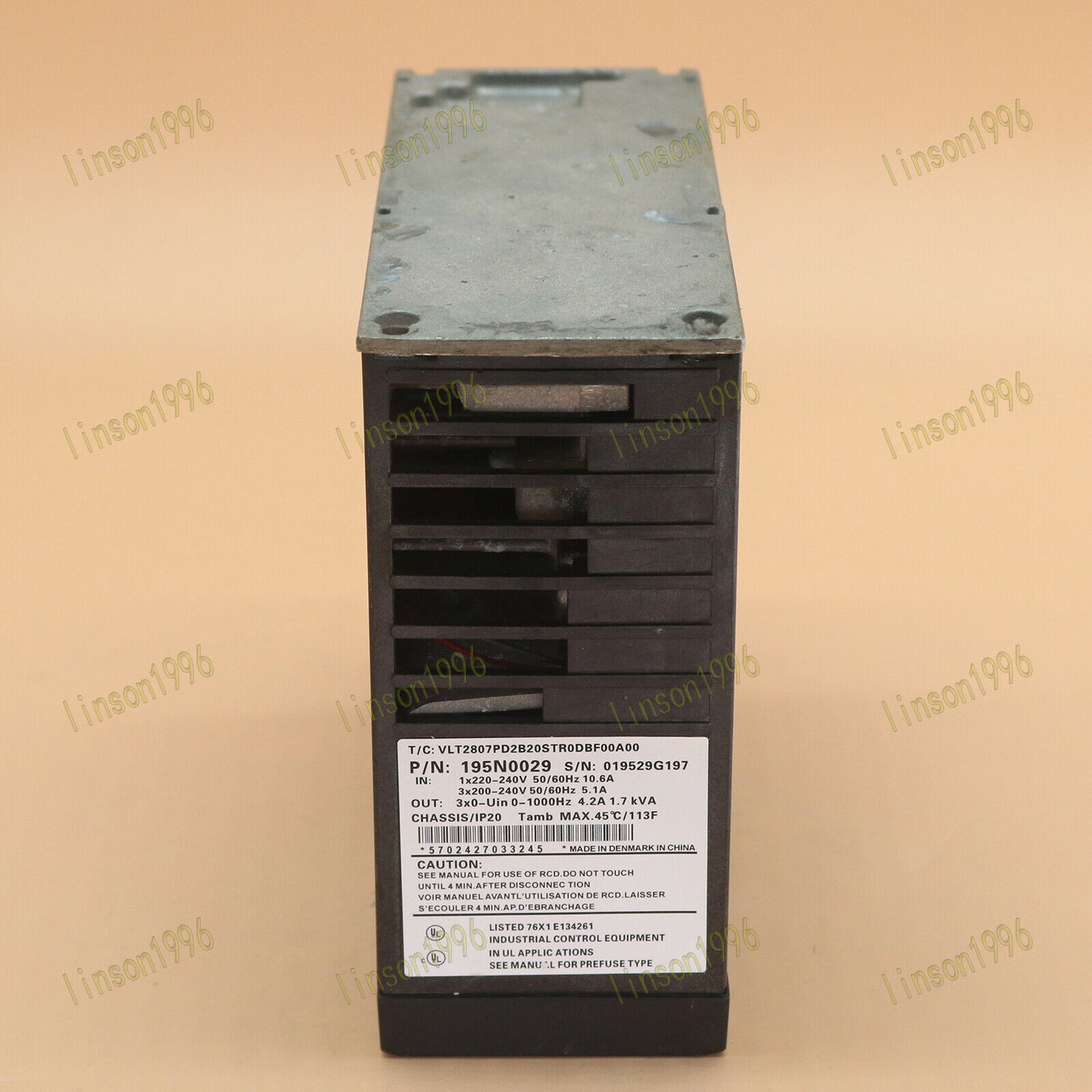 Used 1PC Drive For Danfoss VLT2807PD2B20STR0DBF00A00 195N0025 Tested OK - DANFOSS
