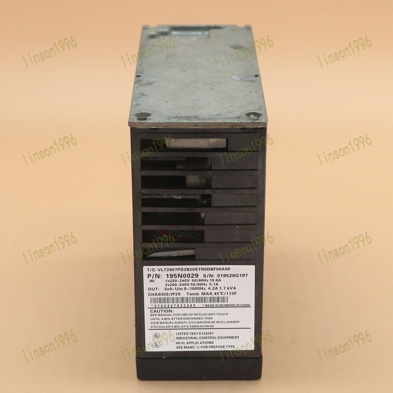 Used 1PC Drive For Danfoss VLT2807PD2B20STR0DBF00A00 195N0025 Tested OK - DANFOSS