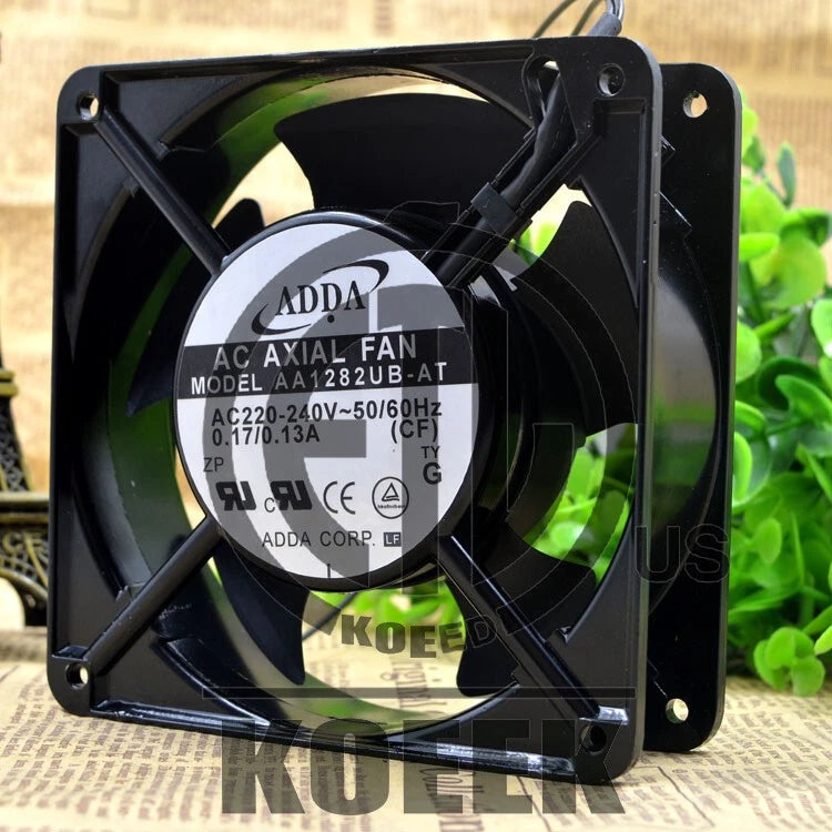 For ADDA AA1282UB-AT Ball bearing Axial cooling fan 220-240V 120*120*38MM