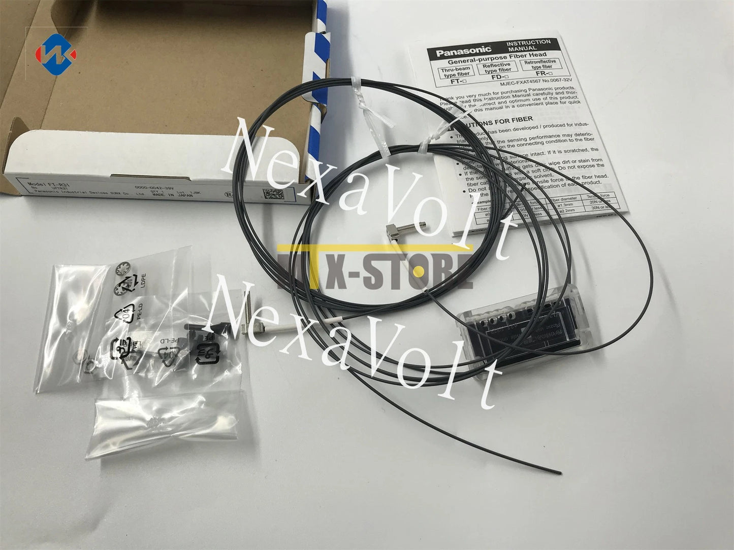 1pcs ones Panasonic/SUNX Optical Fiber Sensor FT-R31 FTR31
