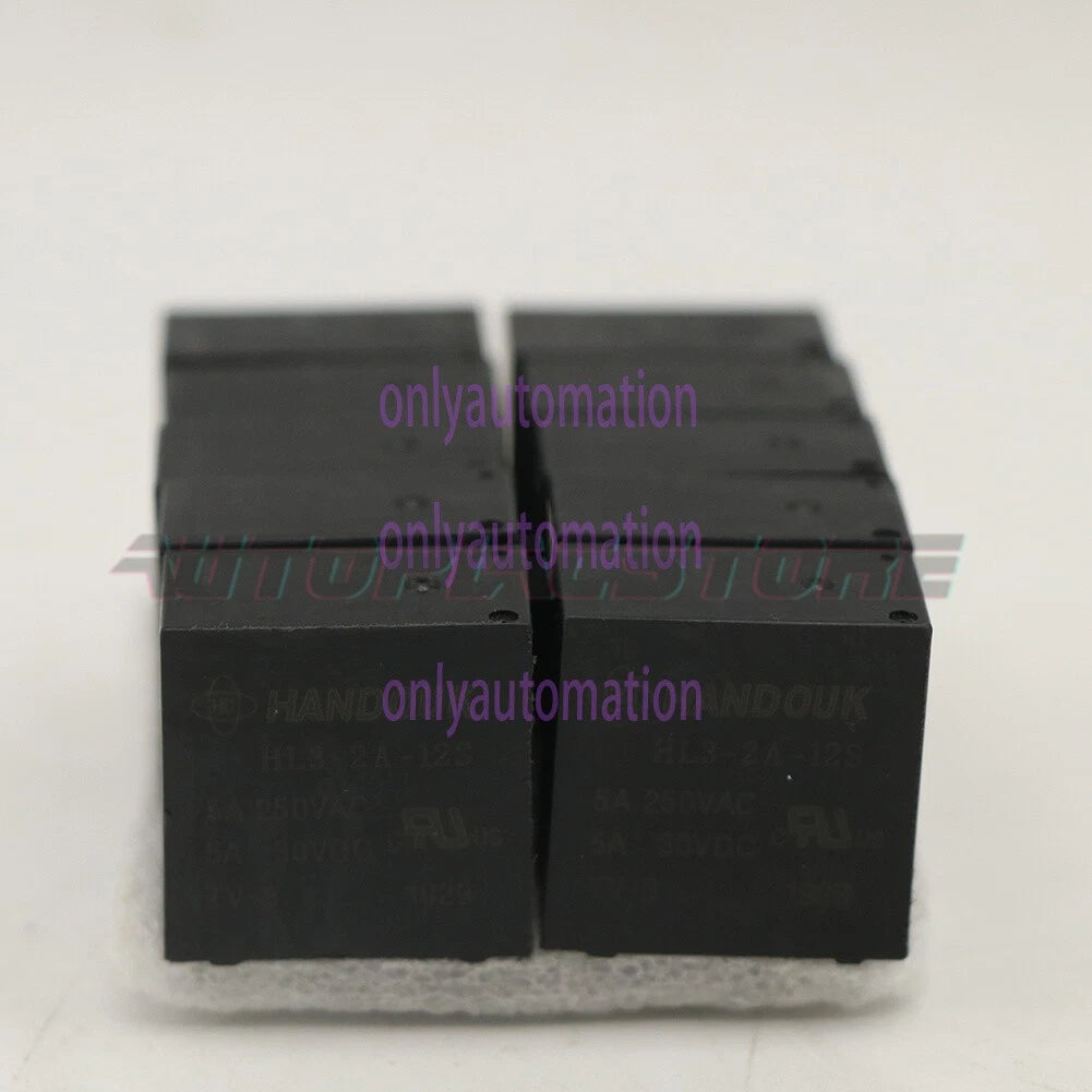 10PC HANDOUK HL3-2A-12S 12VDC Power Relay 6Pins 5A 250VAC