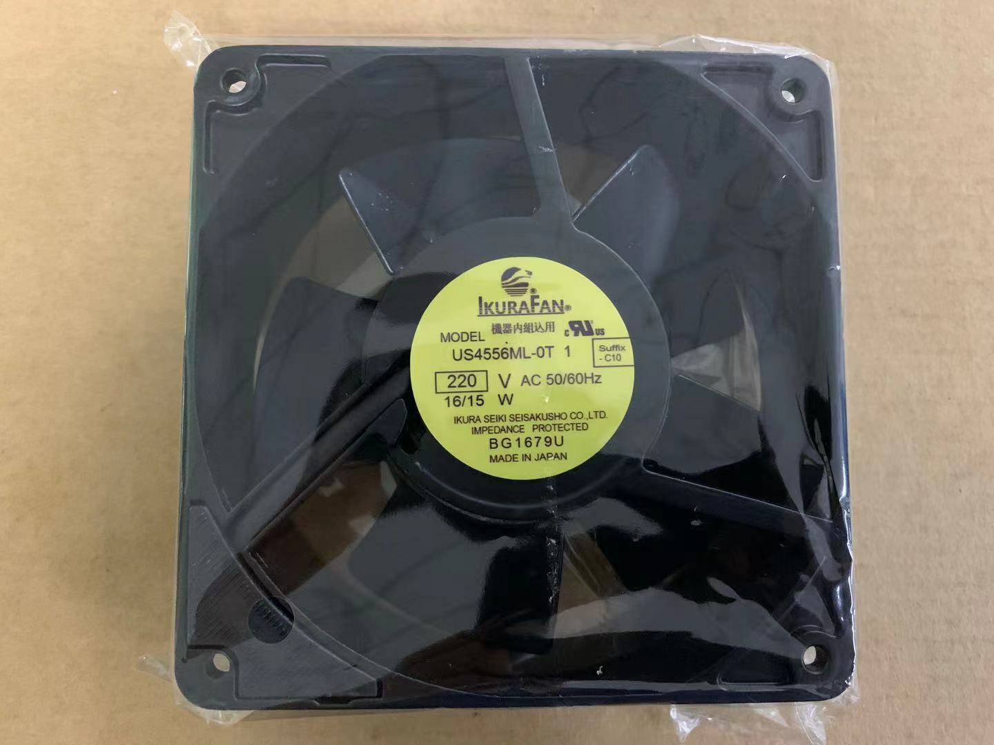 new 1pc IKURA US4556ML-0T1 220V iron leaf high temperature fan