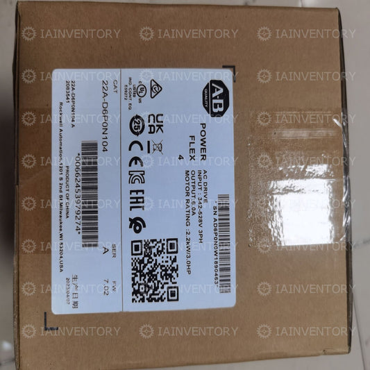 Allen Bradley 22A-D6P0N104 AC Drive 2.2 kW - ALLEN BRADLEY
