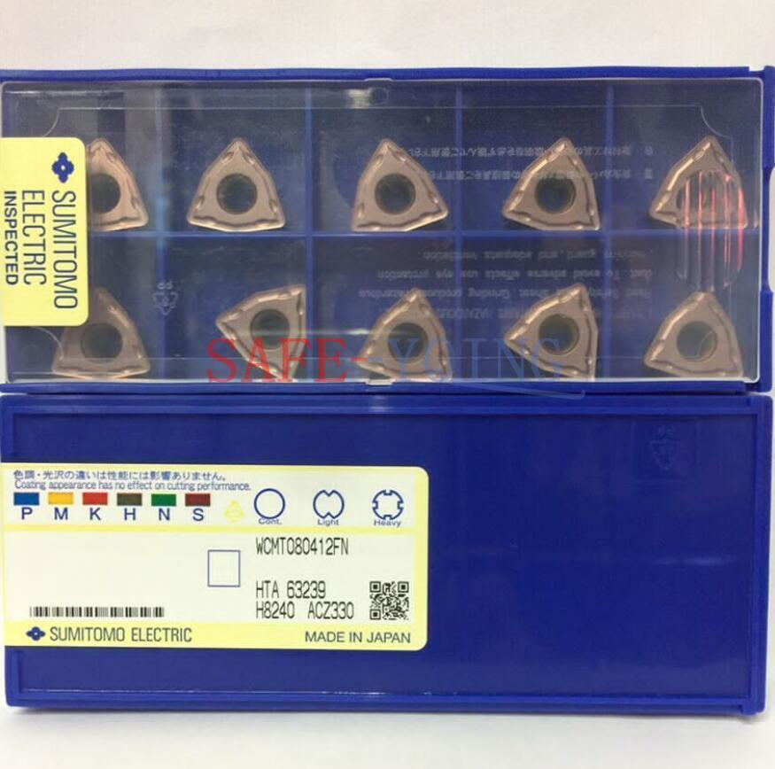 new 10PCS SUMITOMO U drill CNC Carbide inserts WCMT080412FN ACZ330 - SUMITOMO U