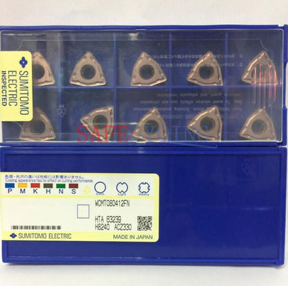 new 10PCS SUMITOMO U drill CNC Carbide inserts WCMT080412FN ACZ330 - SUMITOMO U