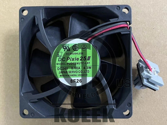 1pcs For inverter fan SERVO PUDC24U7C-L01 24V0.18A 4.3W 8025 #dr