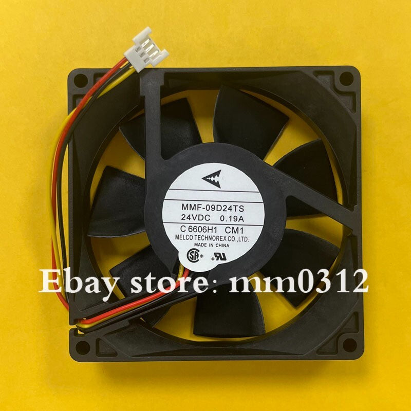 Mitsubishi MMF-09D24TS-CM1 24VDC 0.19A 3-Pin Inverter Cooling Fan