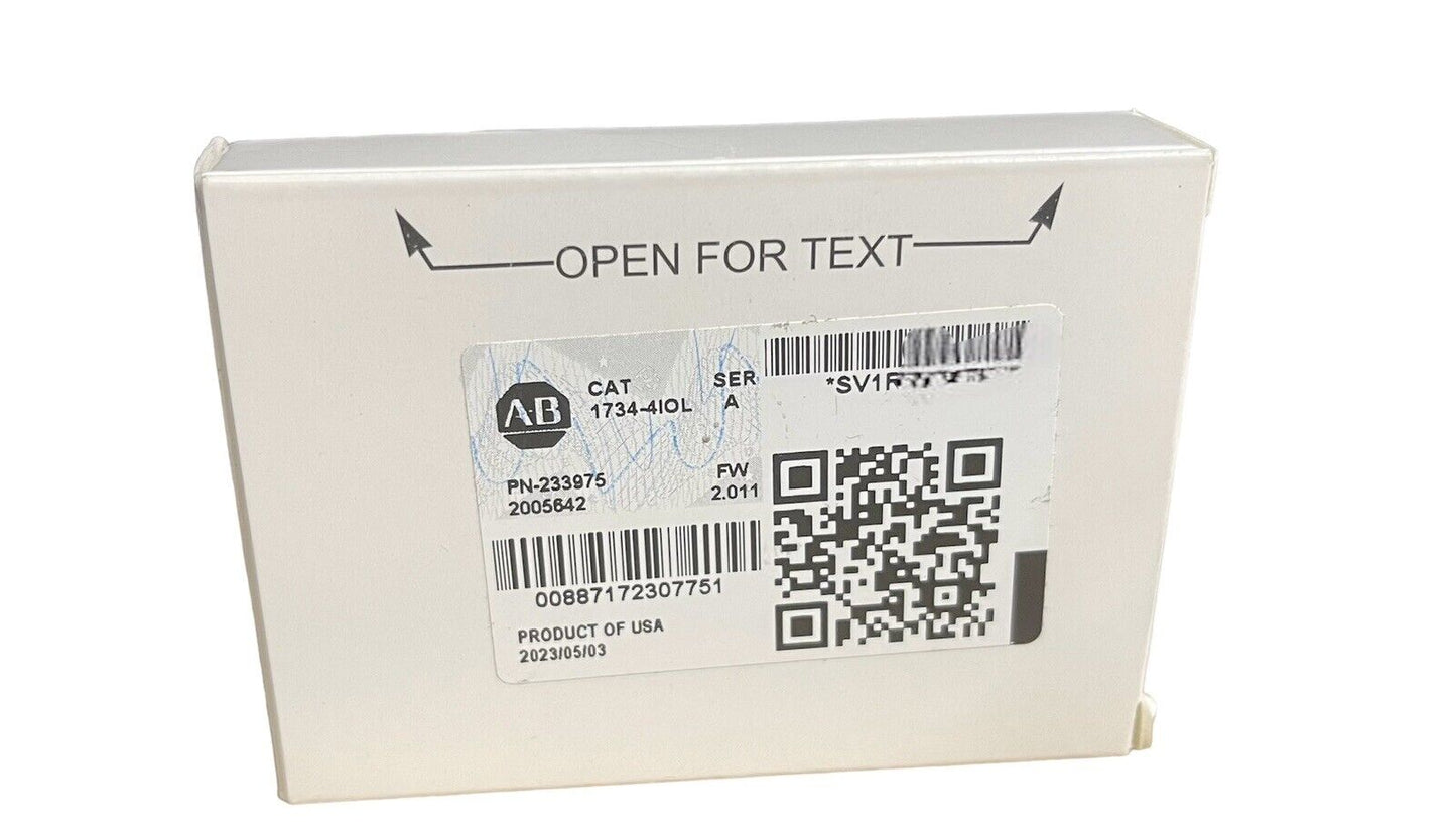 Allen-Bradley 1734-4IOL Interface - ALLEN-BRADLEY