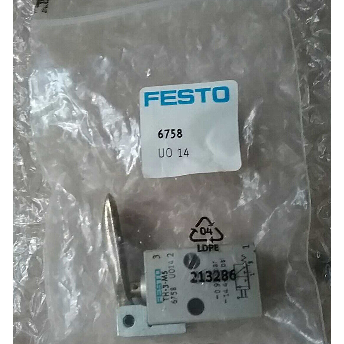 FESTO Manual Valve TH-3-M5 6758 - FESTO
