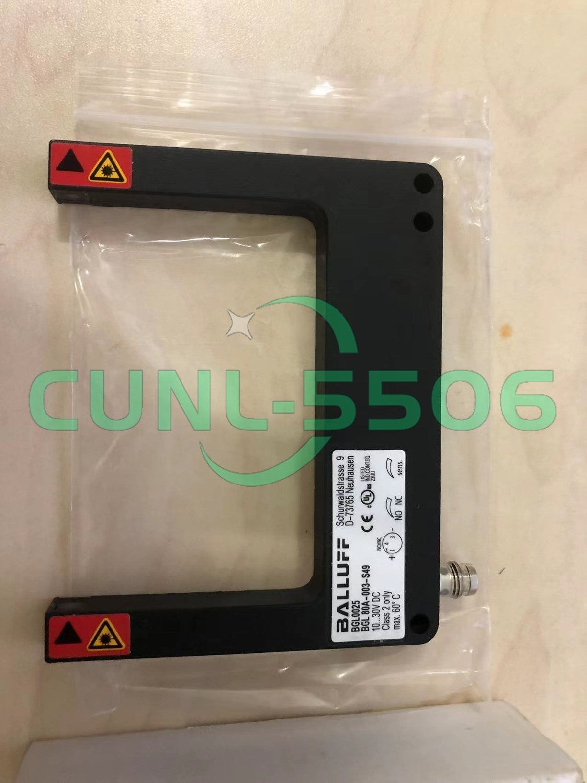 1pcs FOR Balluff trough photoelectric sensor BGL0025 BGL 80A-003-S49