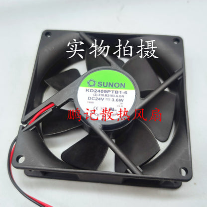SUNON KDE2409PTS1-6 DC 24V 3.6W 9025 inverter cooling fan