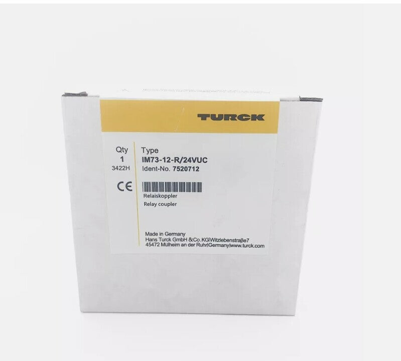 1pcs TURCK Safety Barrier IM73-12-R/24VUC Relay Coupler