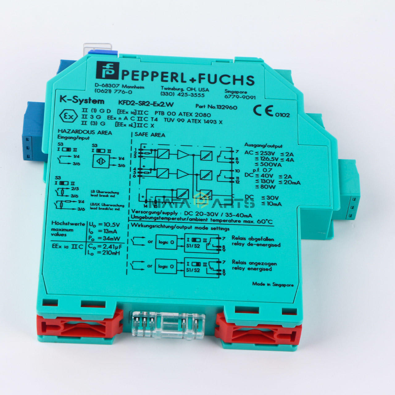 Product Title: Pepperl + Fuchs Switch Amplifier - KFD2-SR2-EX2 - PEPPERL + FUCHS