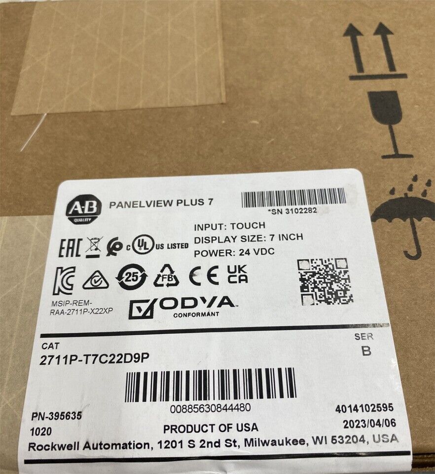 Allen-Bradley PanelView 2711P-T7C22D9P NEW IN BOX - ALLEN-BRADLEY
