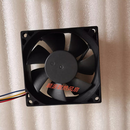 HONDALY DFB802512H 8025 DC12V 2.0W 8CM 3-Wire Dual Ball Cooling Fan