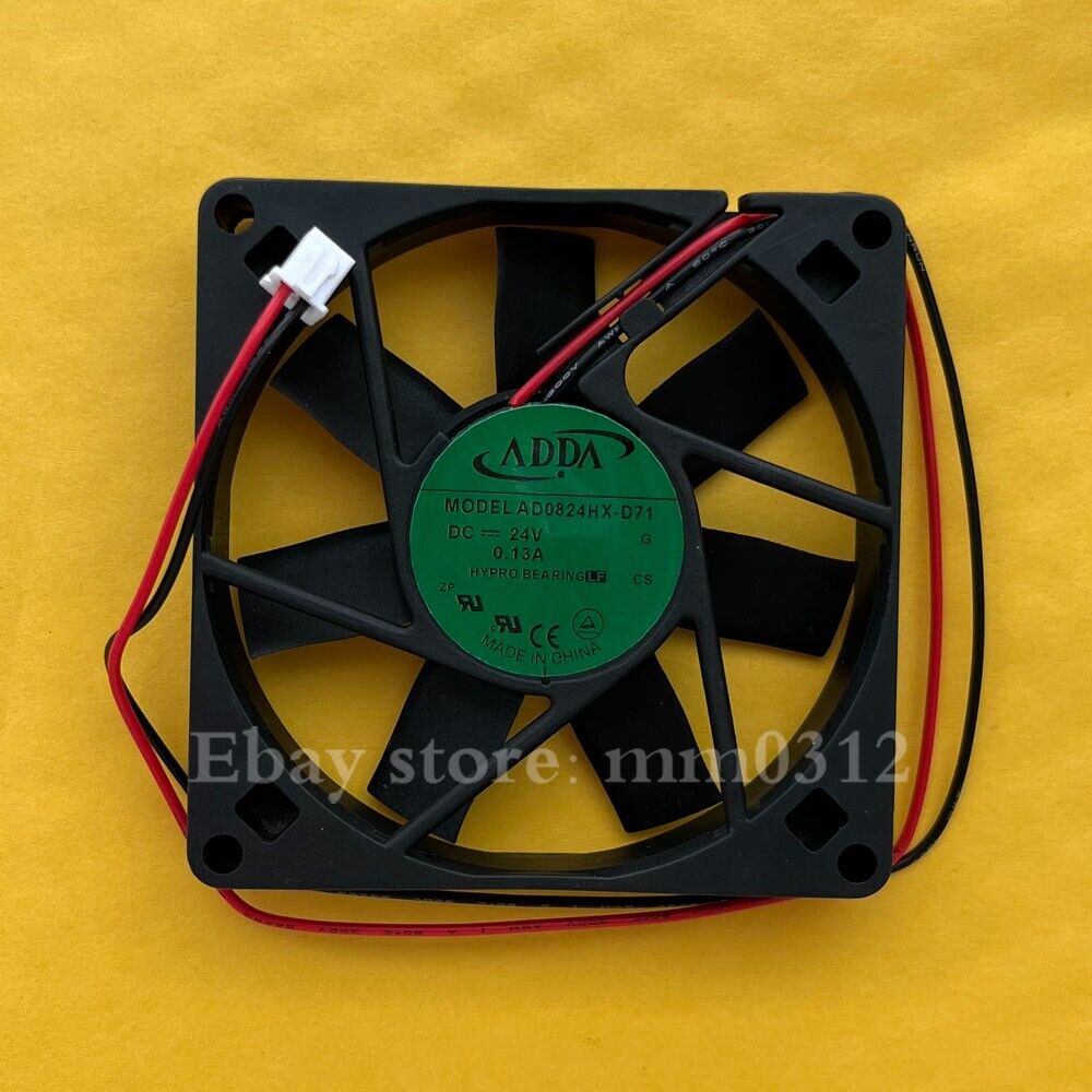 new ADDA AD0824HX-D71 8015 DC24V 0.13A 8CM 2-Wire Inverter Cooling Fan