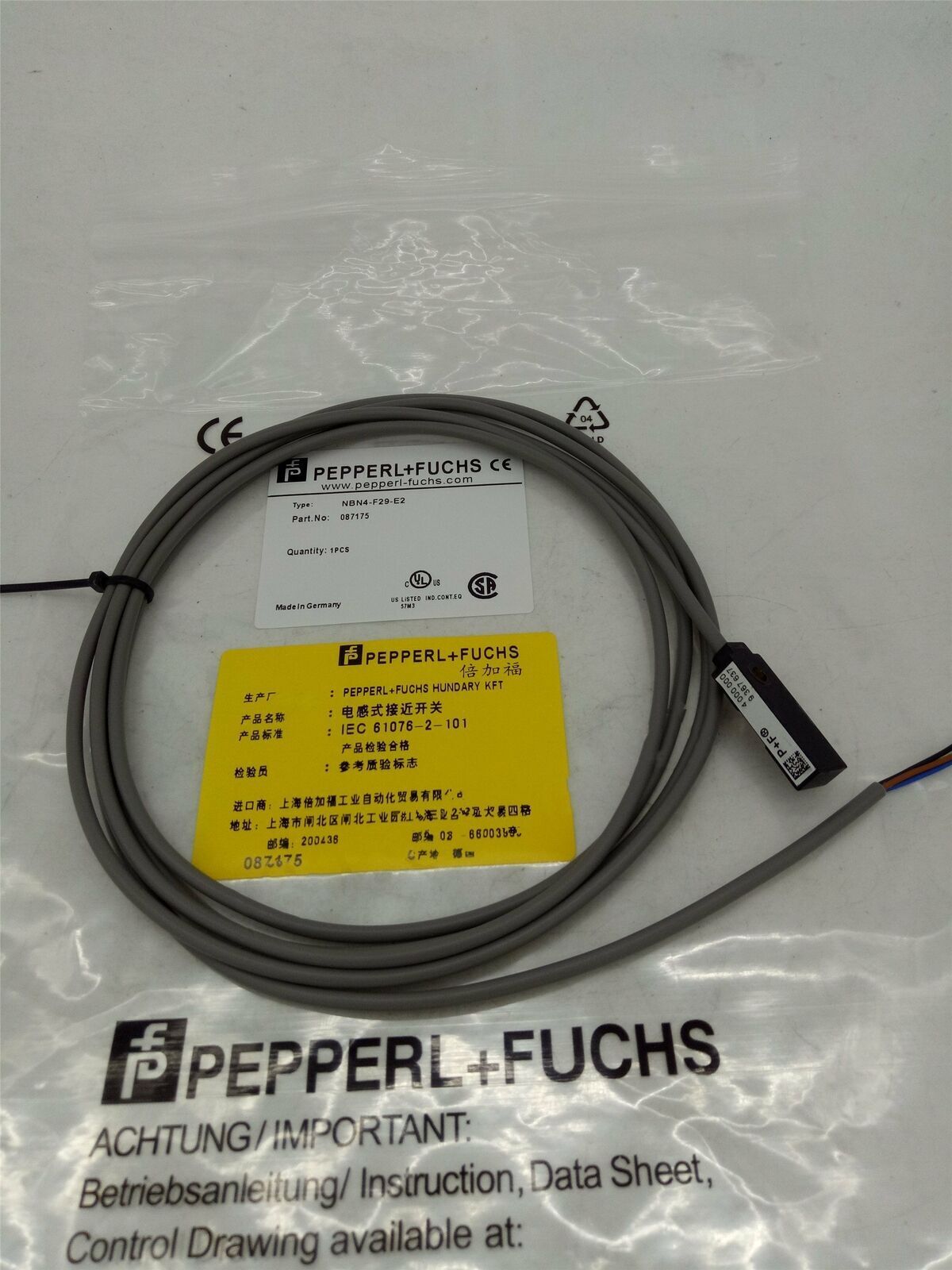 NBN4-F29-E2 Proximity Sensor | New One For Pepperl+Fuchs | Fast Ship | MozBar SEO Tool Bar | Proximity Sensor | Sensor | Proximity | NBN4-F29-E2 | Fast Ship | Sensor | Proximity | Sensor | Proximity - PEPPERL+FUCHS