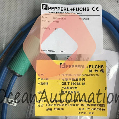 For PEPPERL+FUCHS NJ5-18GK-N 06450 Proximity Switch Fast Shipping
