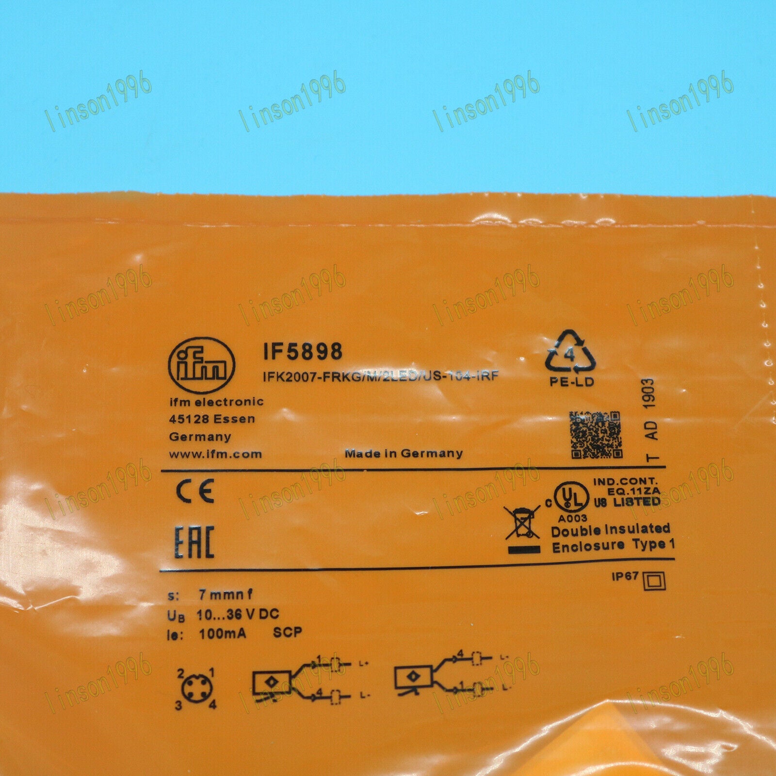 New One IFM Proximity Inductive Sensor - Fast Delivery - NEW ONE