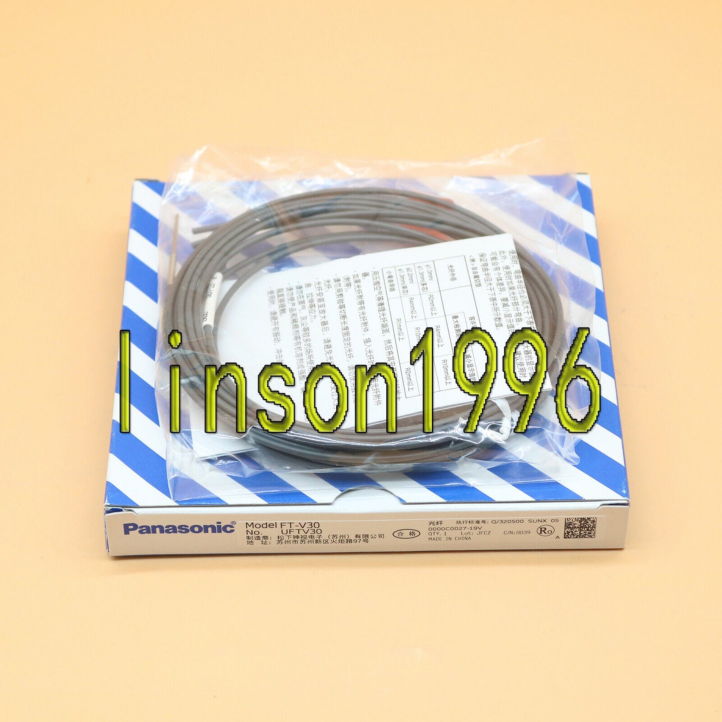 Panasonic FT-V30 Sleeve Fiber Sensor - PANASONIC