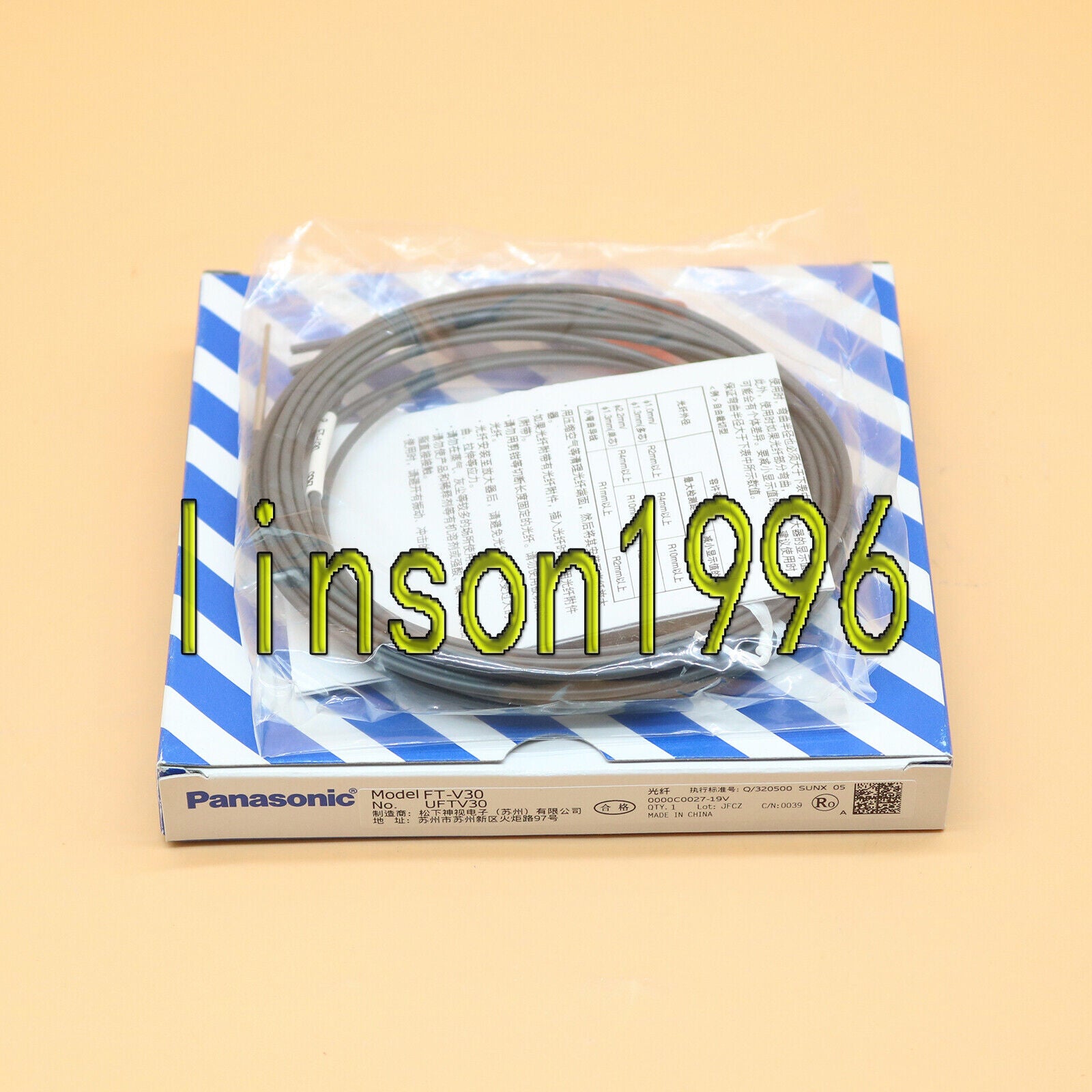 Panasonic FT-V30 Sleeve Fiber Sensor - PANASONIC