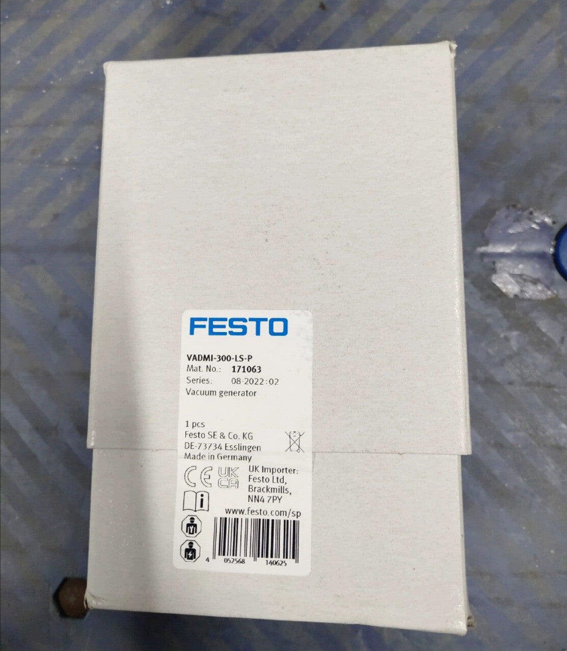 Festo VADMI-300-LS-P 171063 Vacuum Generator Free Ship