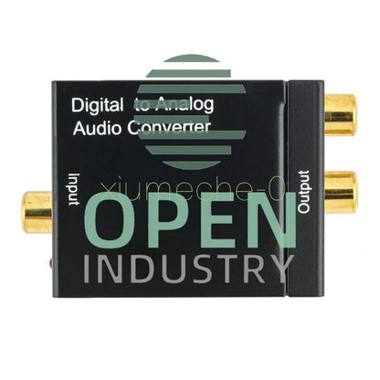 Optical Coaxial Toslink Digital to Analog Audio Converter Adapter RCA L/R 3.5mm