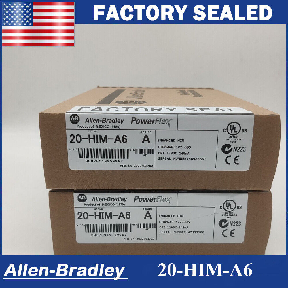 Allen-Bradley PoweFlex Enhanced HIM FW V2.007 12VFC New Factory Sealed - ALLEN-BRADLEY