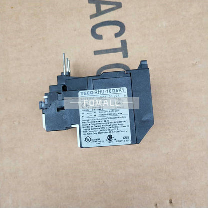 1Pcs TECO Thermal Overload Protector Thermal Relay RHU-10/25K1 21-25A - TECO