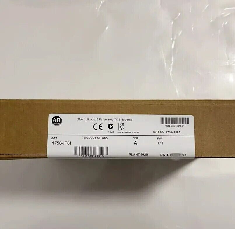 ControlLogix 6 Point Isolated Input Module AB 1756 Factory Sealed - CONTROLLOGIX