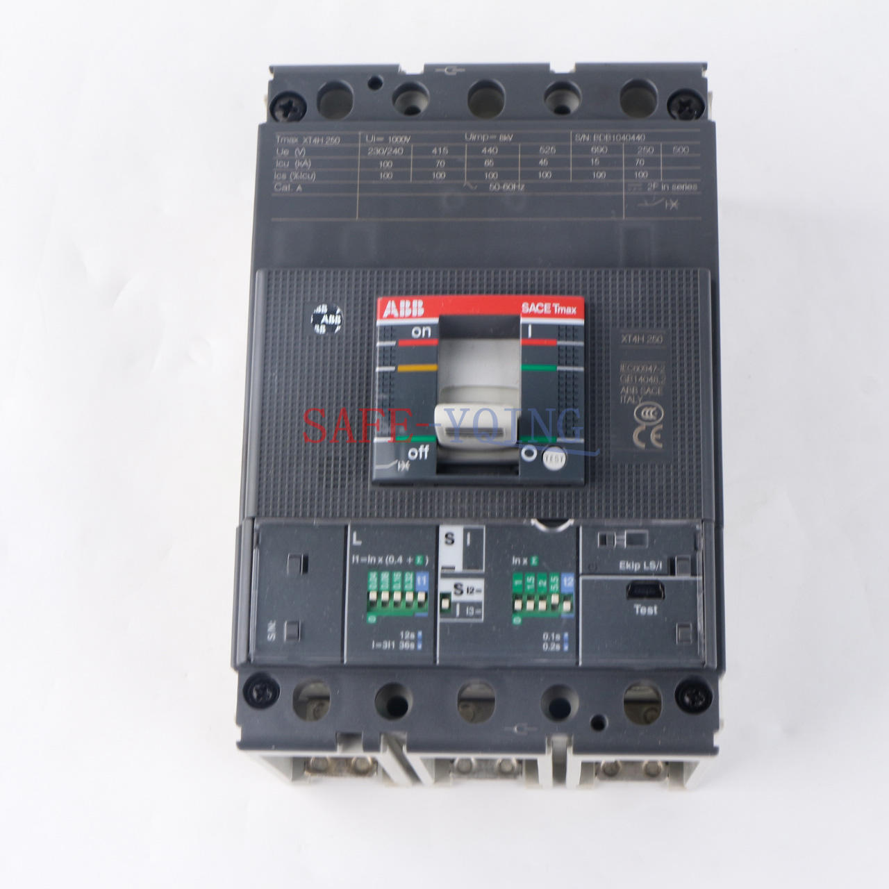 new ONE ABB SACE TMAX XT4H250 3P Electric Circuit Breaker