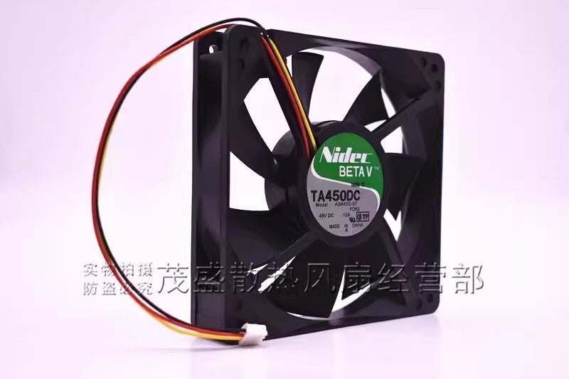 NIDEC TA450DC A34452-57 12025 DC48V 0.12A 12CM 3-Pin Inverter Cooling Fan