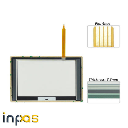 1X Touch screen panel glass with Protective film for G09C0000 G09C1000
