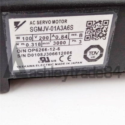 1PC YASKAWA SGMJV-01A3A6S AC SERVO MOTOR
