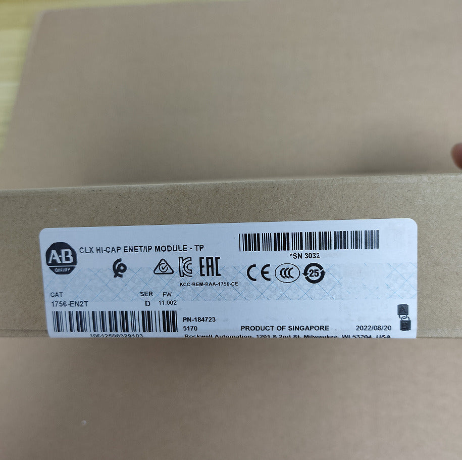 Allen-Bradley 1756-EN2T ControlLogix Ethernet Bridge 2022 NEW Factory Sealed - ALLEN-BRADLEY