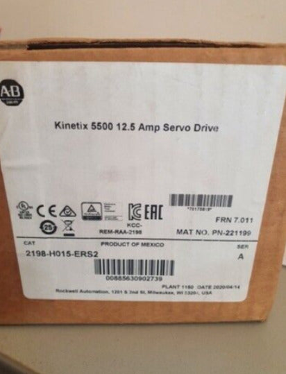 AB Kinetix 5500S2 12.5A Servo Drive Ship - AB KINETIX
