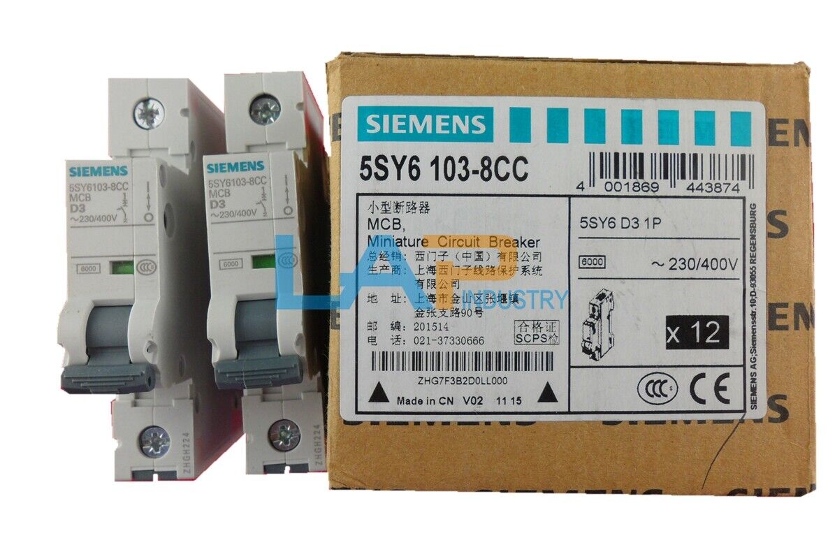 new 1PC  FOR SIEMENS Circuit Breaker 5SY6103-8CC 1P 3A