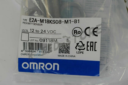 1PCS Omron E2A-M18KS08-M1-B1 Proximity Sensor E2AM18KS08M1B1