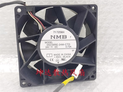 NMB 09238RE-24M-CTD 9038 DC24V 0.73A 9CM 3-Pin Inverter Cooling Fan
