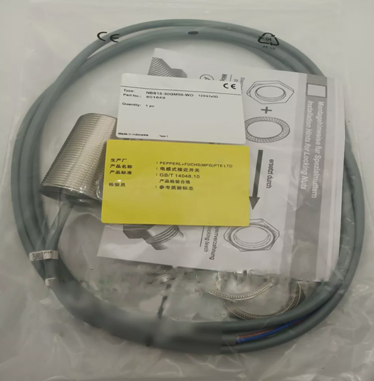 PEPPERL+FUCHS NBB15-30GM50-WO inductive AC sensor - PEPPERL+FUCHS