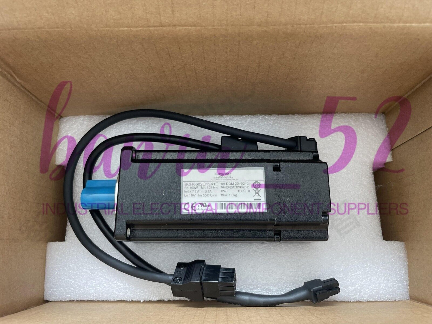 1PC Schneider BCH0602O12A1C Servo Motor 400W - SCHNEIDER