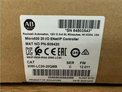 Allen Bradley AB 2080-LC20-20QBB SER C NEW - ALLEN BRADLEY