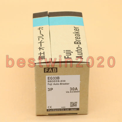 new Fuji Electric EG33B 3P 30A Leakage Circuit Breaker - FUJI ELECTRIC